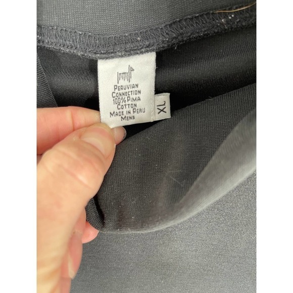 PERUVIAN CONNECTION BLACK TURTLENECK - Picture 3 of 4